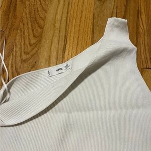 Mango one shoulder top